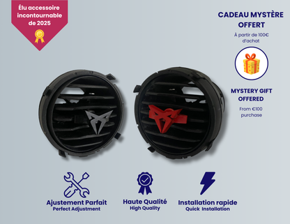 Clip de ventilation SEAT Ibiza 6L – Logo Cupra