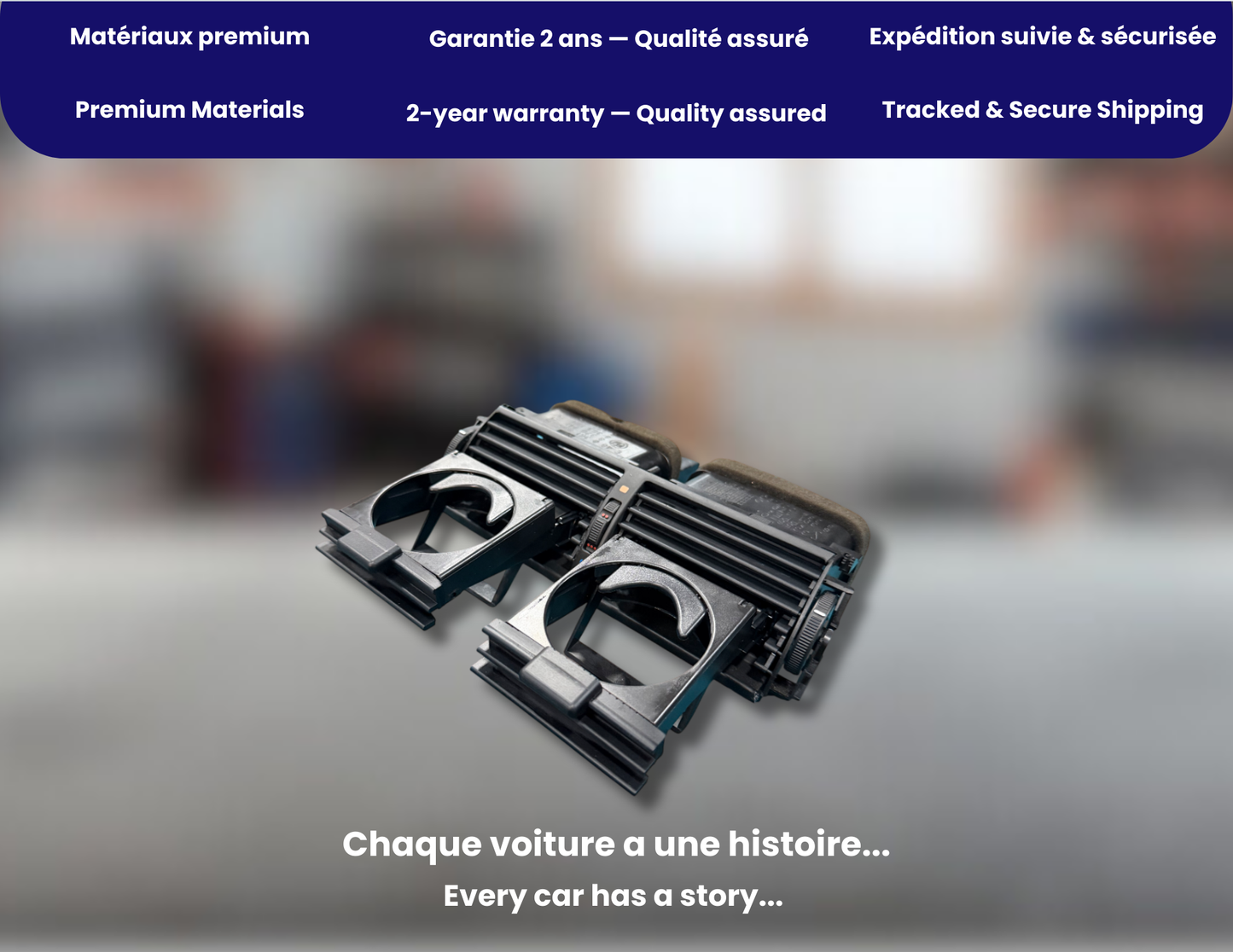 Porte-gobelet central BMW E39