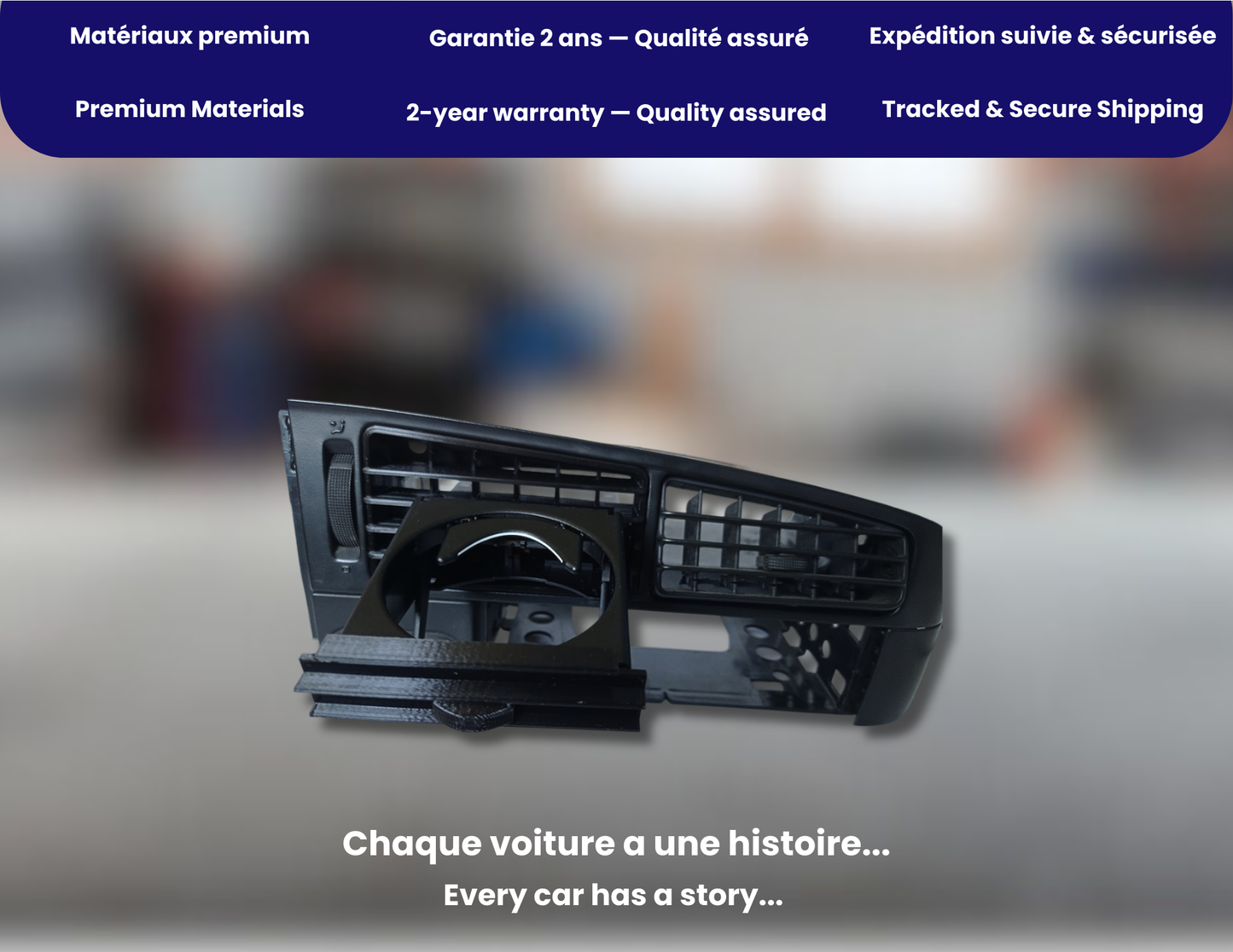 Volkswagen Golf 3 center cup holder