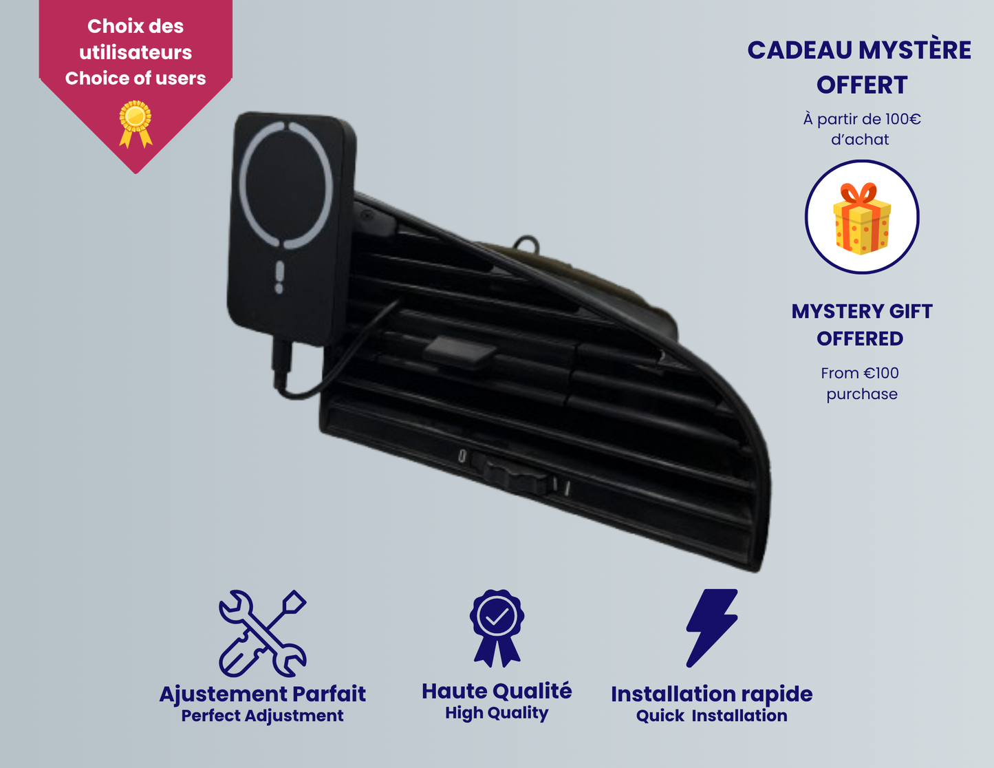 BMW E36 Module de charge rapide pour smartphone