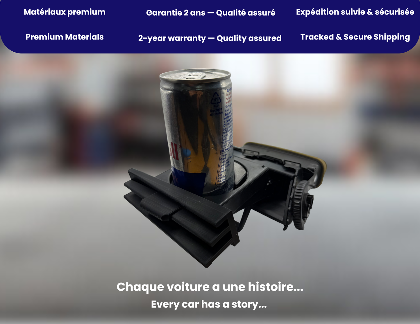 Porte-gobelet de ventilation latérale BMW E60 / E61
